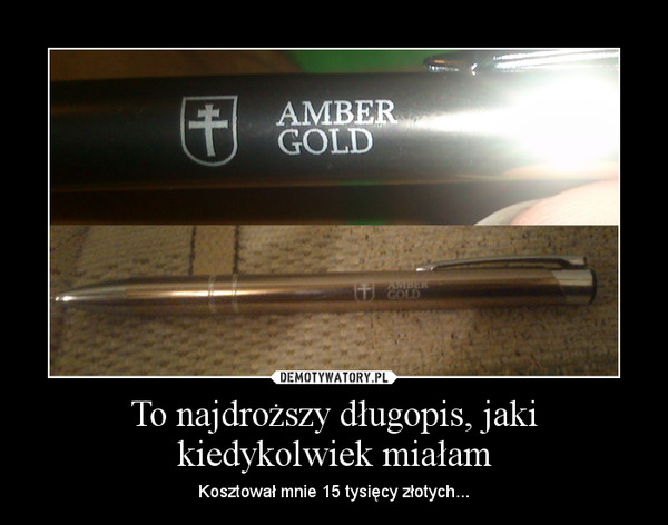To najdroższy długopis, jaki kiedykolwiek miałam – Kosztował mnie 15 tysięcy złotych... 