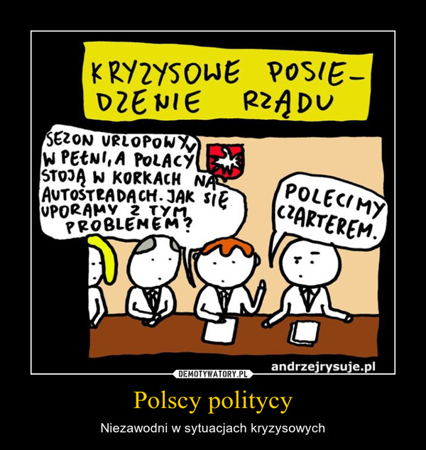 Polscy politycy – Niezawodni w sytuacjach kryzysowych 