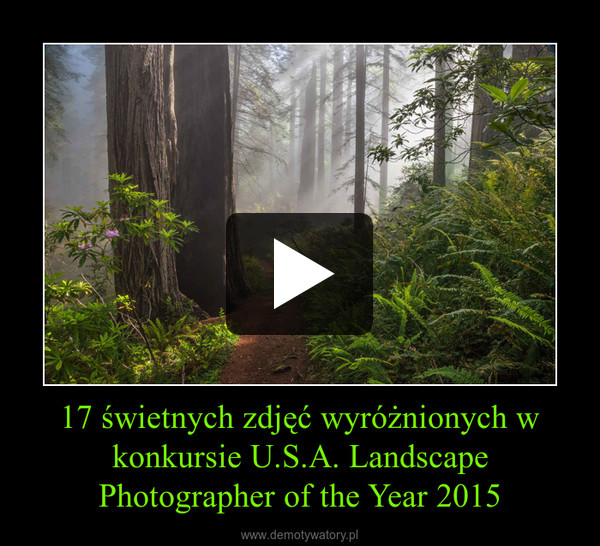 17 świetnych zdjęć wyróżnionych w konkursie U.S.A. Landscape Photographer of the Year 2015 –  