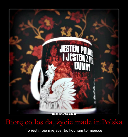 Biorę co los da, życie made in Polska