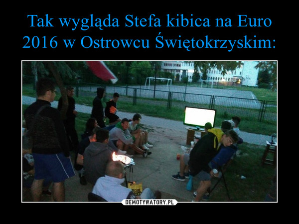 Tak wygląda Stefa kibica na Euro 2016 w Ostrowcu Świętokrzyskim: