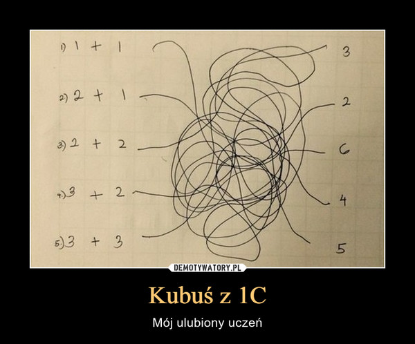 Kubuś z 1C – Mój ulubiony uczeń 