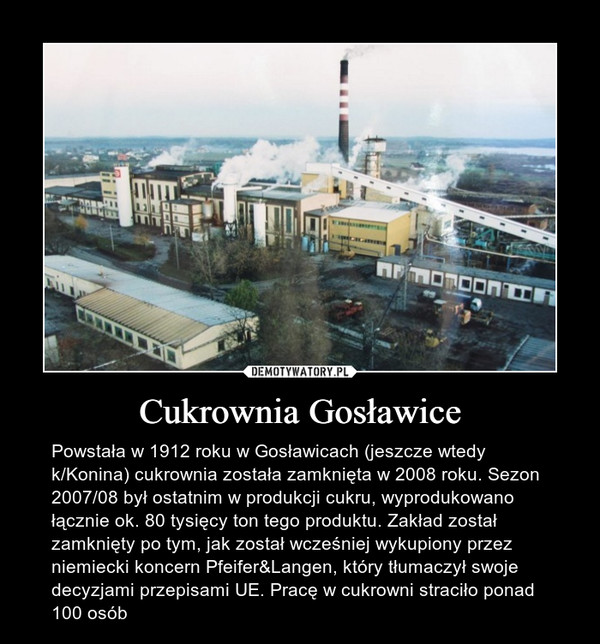 Cukrownia Gosławice