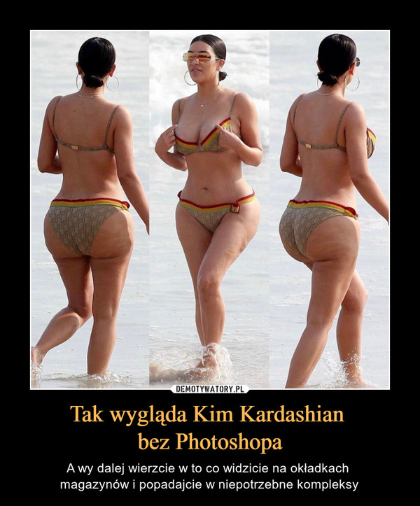 Tak wygląda Kim Kardashian bez Photoshopa – A wy dalej wierzcie w to co widzicie na okładkach magazynów i popadajcie w niepotrzebne kompleksy 