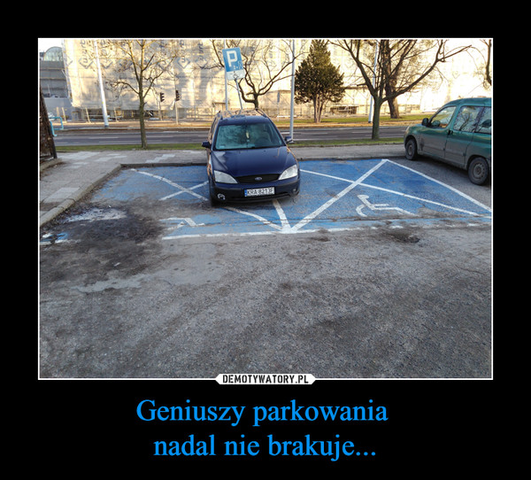 Geniuszy parkowania 
nadal nie brakuje...