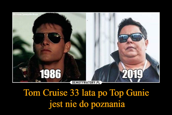 Tom Cruise 33 lata po Top Gunie jest nie do poznania –  