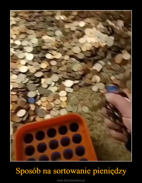 Sposób na sortowanie pieniędzy –  