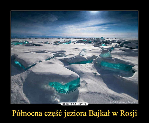 Północna część jeziora Bajkał w Rosji