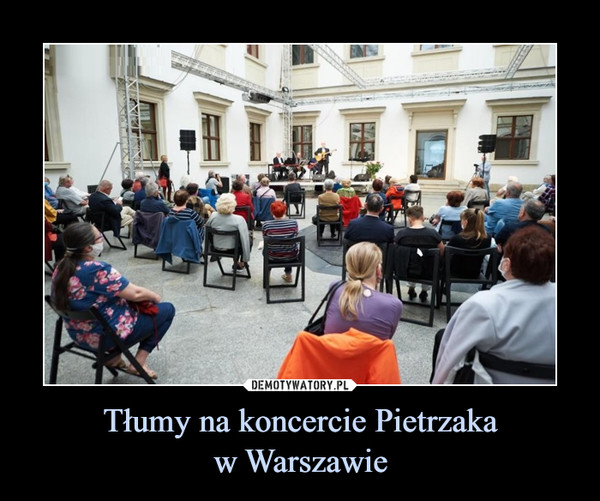 Tłumy na koncercie Pietrzakaw Warszawie –  