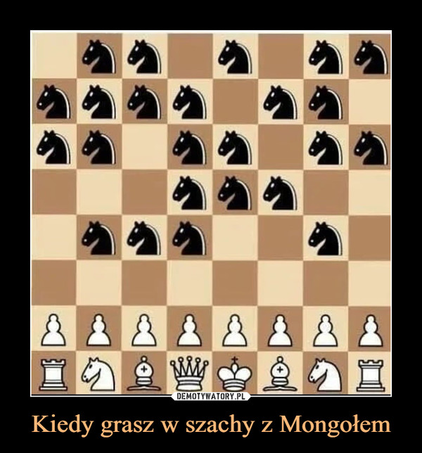 Kiedy grasz w szachy z Mongołem –  