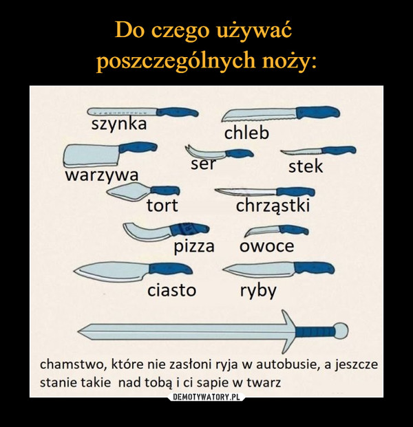  –  szynkachlebserstekwarzywatortchrząstkipizzaowoceciastorybychamstwo, które nie zasłoni ryja w autobusie, a jeszczestanie takie nad tobą i ci sapie w twarz