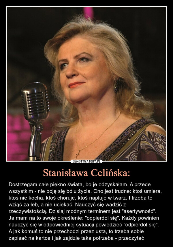 Stanisława Celińska: