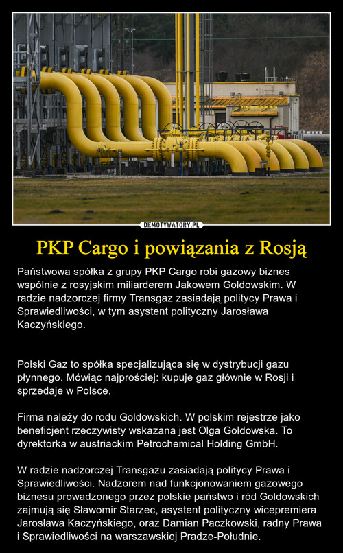 PKP Cargo i powiązania z Rosją