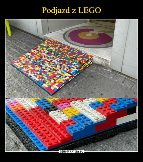 Podjazd z LEGO