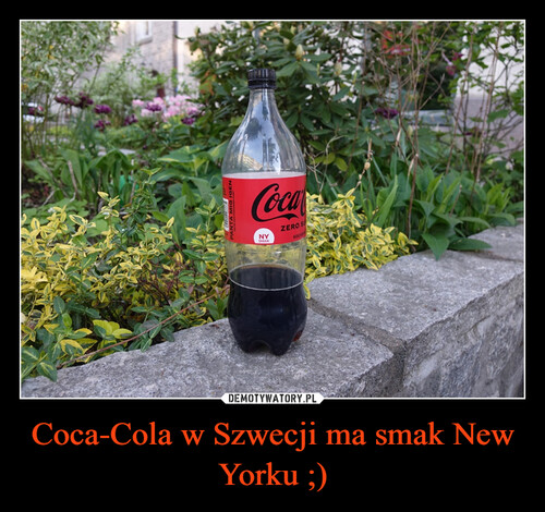 Coca-Cola w Szwecji ma smak New Yorku ;)