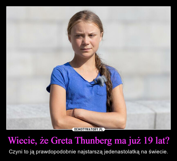 Wiecie, że Greta Thunberg ma już 19 lat?