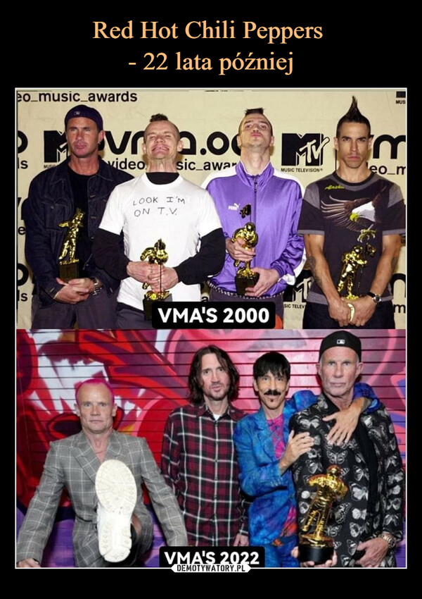 Red Hot Chili Peppers 
- 22 lata później