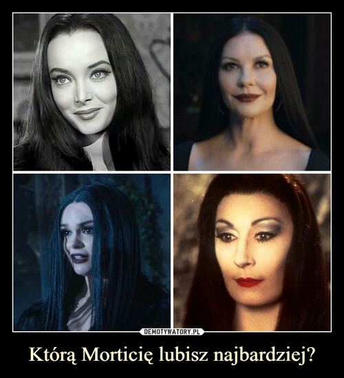 Którą Morticię lubisz najbardziej?
