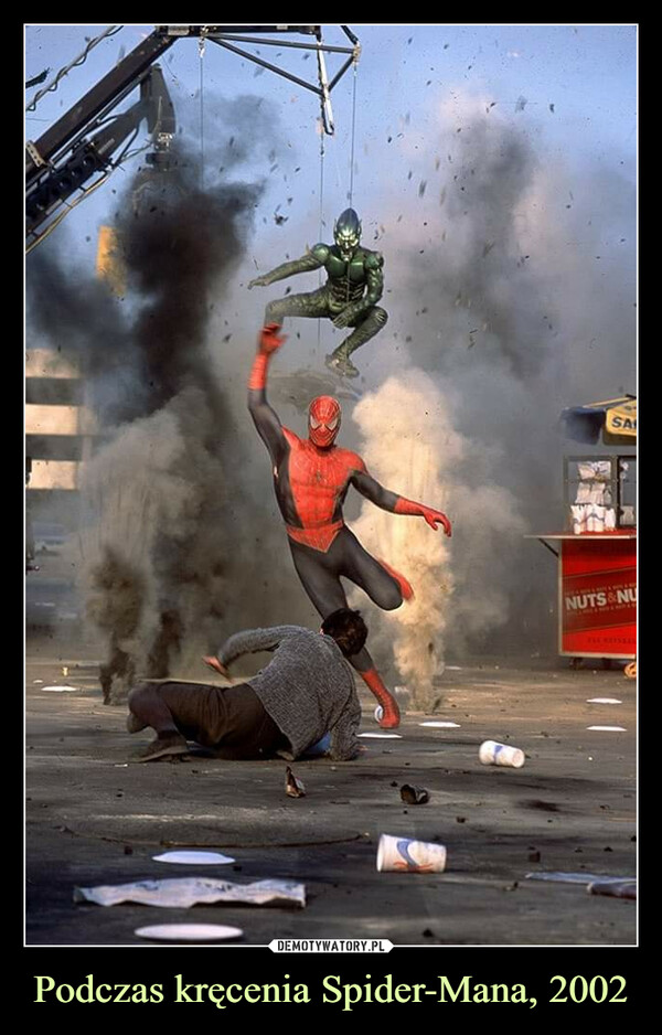 Podczas kręcenia Spider-Mana, 2002 –  