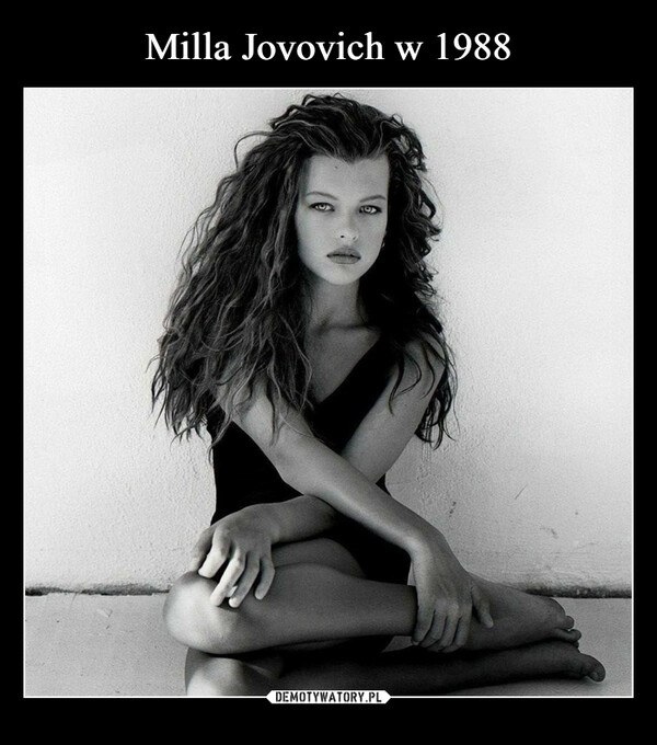 Milla Jovovich w 1988