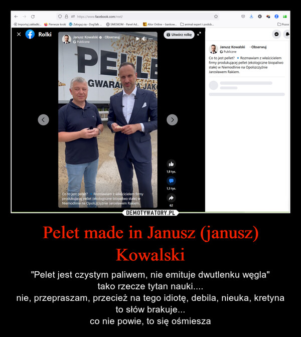 Pelet made in Janusz (janusz) Kowalski