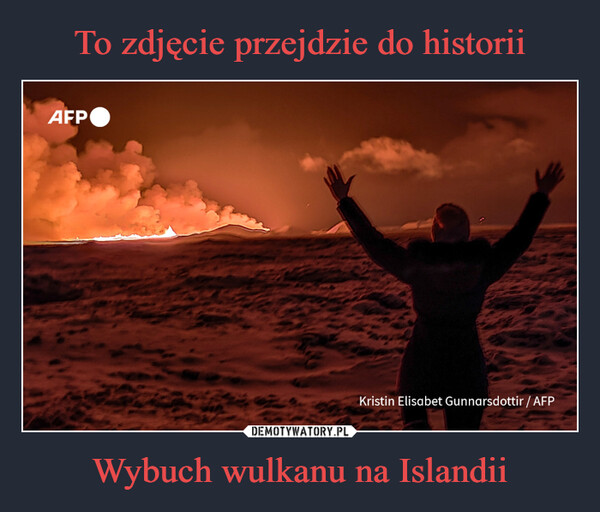 Wybuch wulkanu na Islandii –  AFPKristin Elisabet Gunnarsdottir / AFP