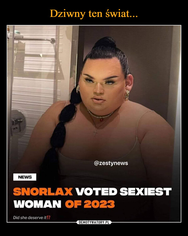  –  @zestySNORLAX VOTED SEXIESTWOMAN OF 2023Did she deserve it!?