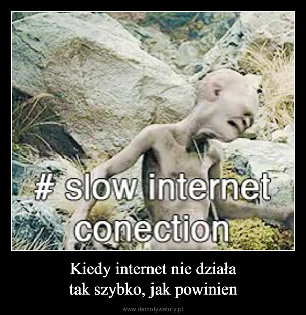 Kiedy internet nie działatak szybko, jak powinien –  #slow internetconection