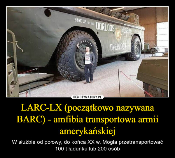 LARC-LX (początkowo nazywana BARC) - amfibia transportowa armii amerykańskiej
